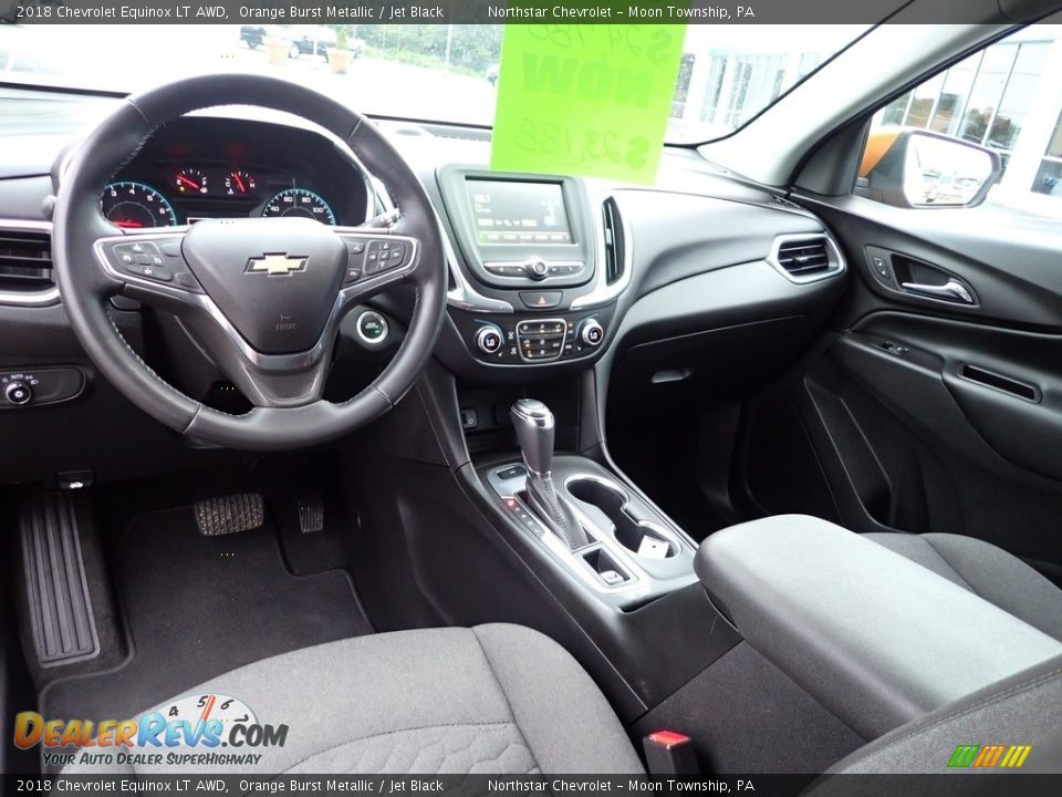 2018 Chevrolet Equinox LT AWD Orange Burst Metallic / Jet Black Photo #22