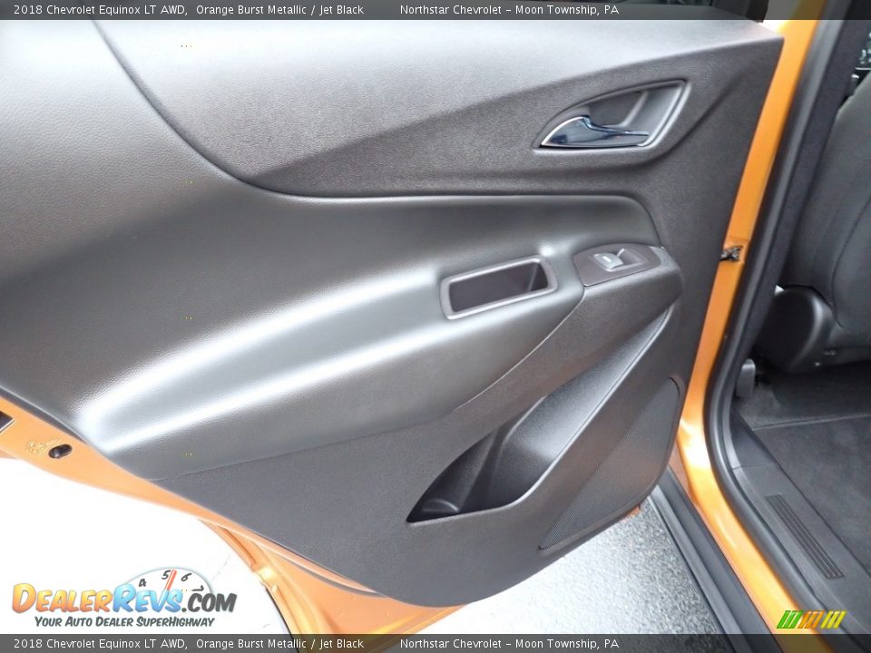 2018 Chevrolet Equinox LT AWD Orange Burst Metallic / Jet Black Photo #23