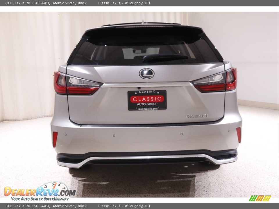 2018 Lexus RX 350L AWD Atomic Silver / Black Photo #23