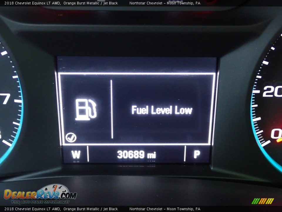 2018 Chevrolet Equinox LT AWD Orange Burst Metallic / Jet Black Photo #29