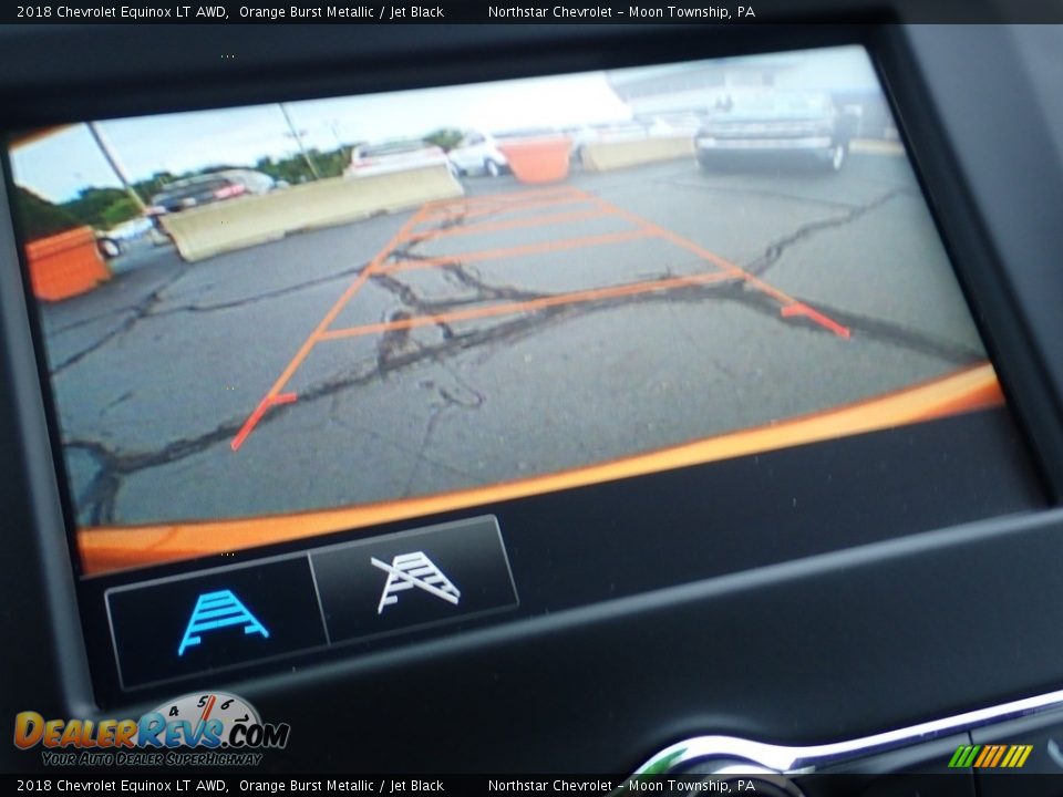 2018 Chevrolet Equinox LT AWD Orange Burst Metallic / Jet Black Photo #30