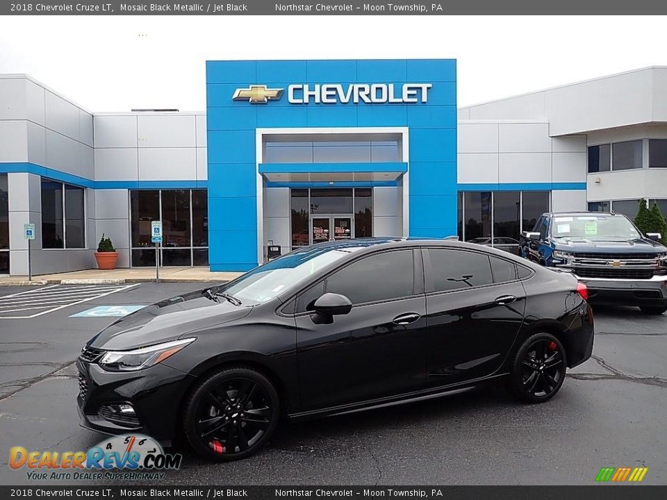 2018 Chevrolet Cruze LT Mosaic Black Metallic / Jet Black Photo #1