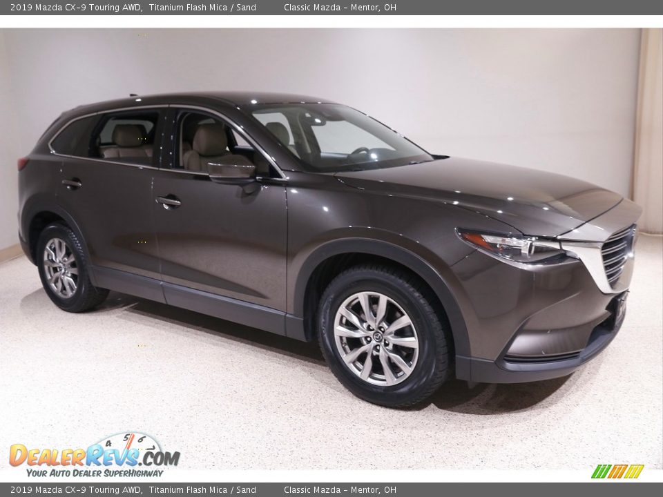 2019 Mazda CX-9 Touring AWD Titanium Flash Mica / Sand Photo #1