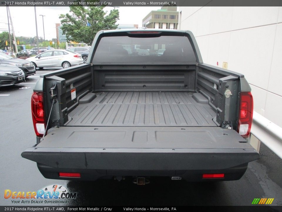 2017 Honda Ridgeline RTL-T AWD Forest Mist Metallic / Gray Photo #6