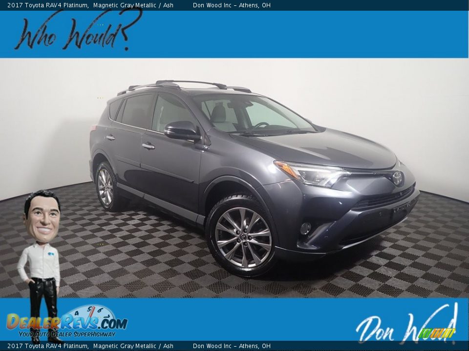2017 Toyota RAV4 Platinum Magnetic Gray Metallic / Ash Photo #1
