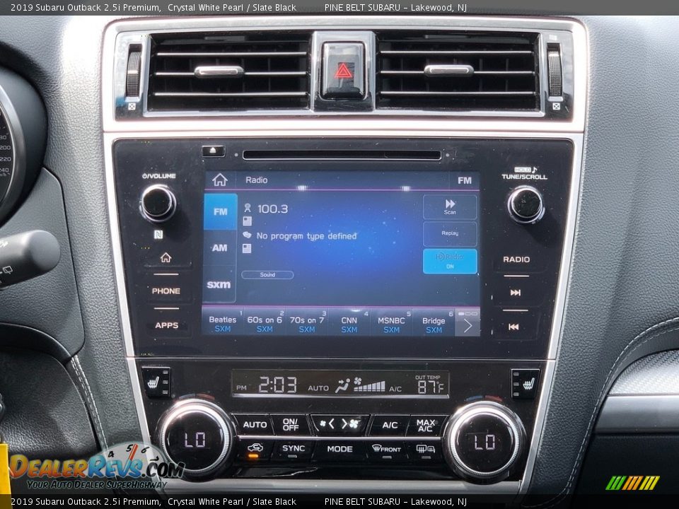 2019 Subaru Outback 2.5i Premium Crystal White Pearl / Slate Black Photo #4