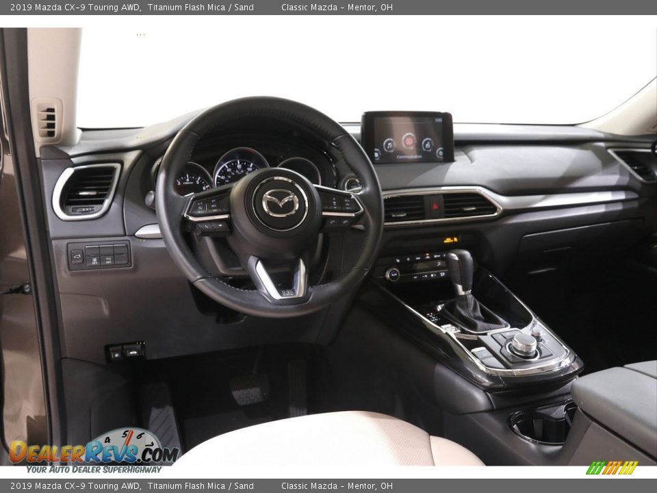 2019 Mazda CX-9 Touring AWD Titanium Flash Mica / Sand Photo #6