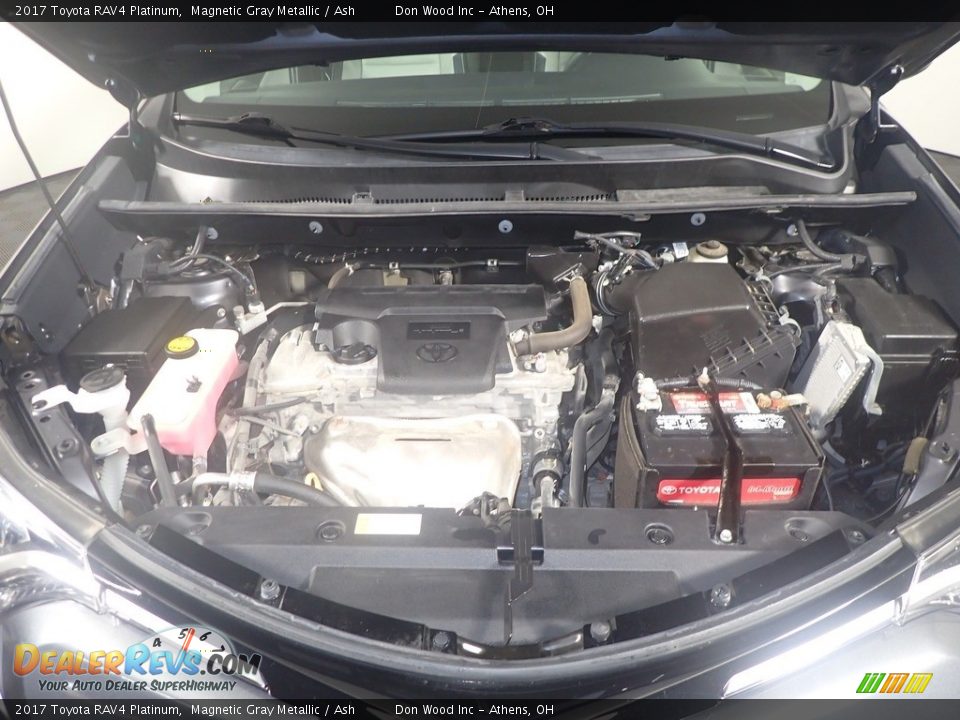 2017 Toyota RAV4 Platinum Magnetic Gray Metallic / Ash Photo #10