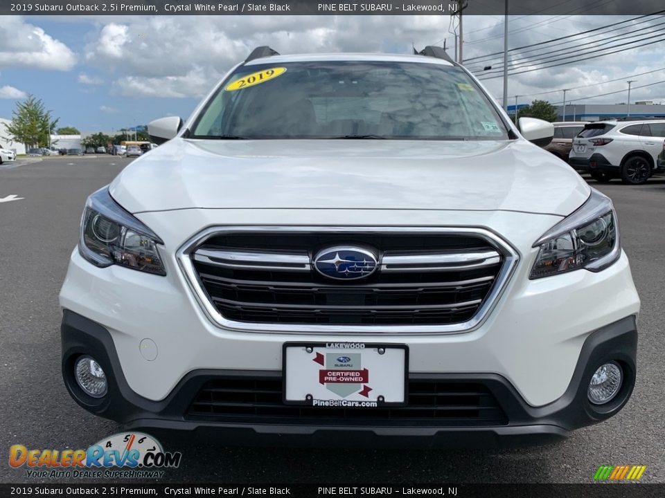 2019 Subaru Outback 2.5i Premium Crystal White Pearl / Slate Black Photo #15