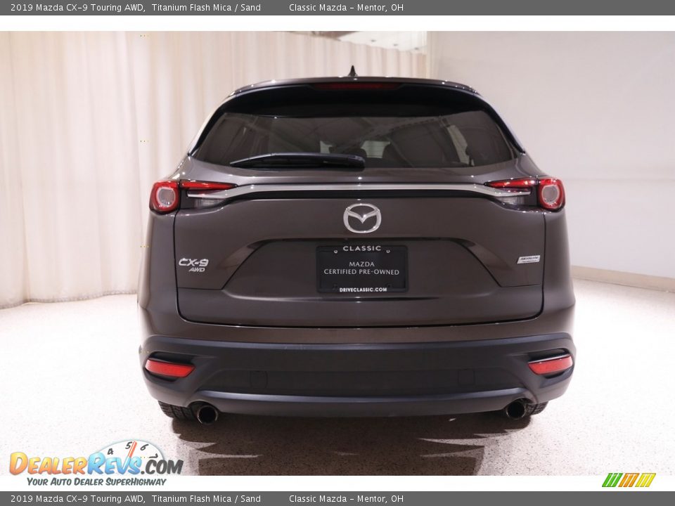 2019 Mazda CX-9 Touring AWD Titanium Flash Mica / Sand Photo #18