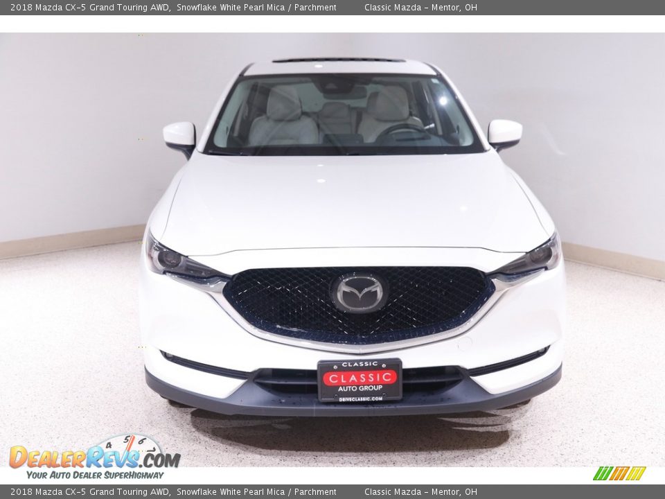 2018 Mazda CX-5 Grand Touring AWD Snowflake White Pearl Mica / Parchment Photo #2