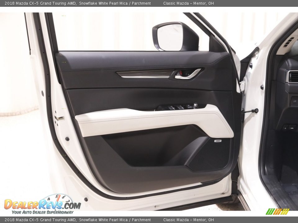 2018 Mazda CX-5 Grand Touring AWD Snowflake White Pearl Mica / Parchment Photo #4