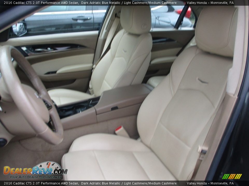 Front Seat of 2016 Cadillac CTS 2.0T Performance AWD Sedan Photo #7