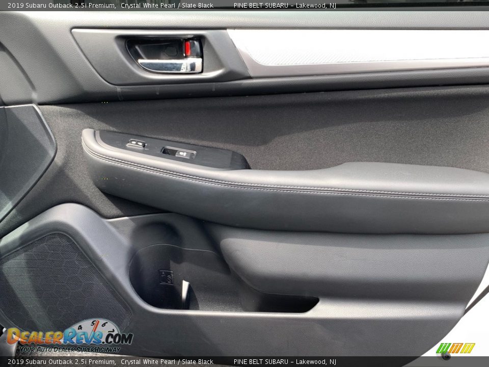 2019 Subaru Outback 2.5i Premium Crystal White Pearl / Slate Black Photo #24