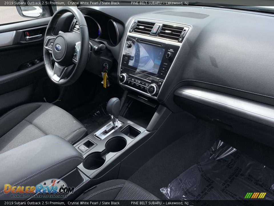 2019 Subaru Outback 2.5i Premium Crystal White Pearl / Slate Black Photo #25