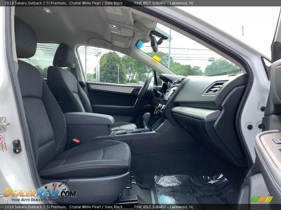 2019 Subaru Outback 2.5i Premium Crystal White Pearl / Slate Black Photo #26