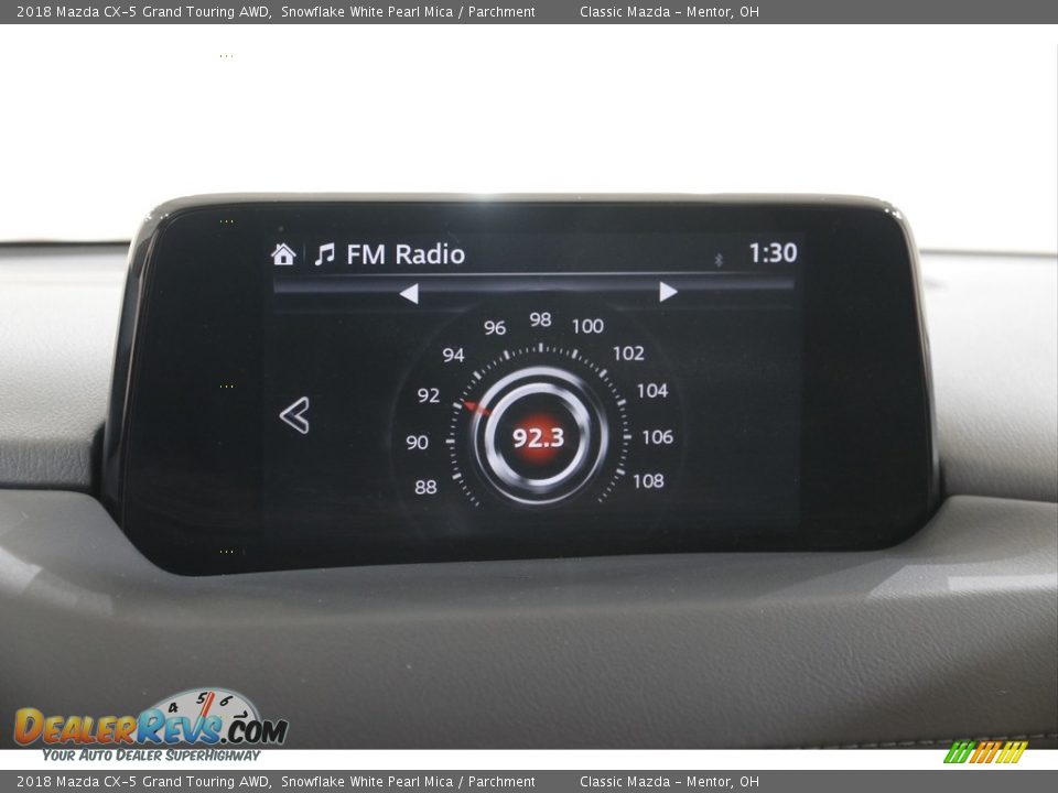 2018 Mazda CX-5 Grand Touring AWD Snowflake White Pearl Mica / Parchment Photo #10