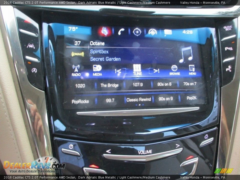 Controls of 2016 Cadillac CTS 2.0T Performance AWD Sedan Photo #11