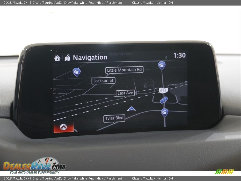 2018 Mazda CX-5 Grand Touring AWD Snowflake White Pearl Mica / Parchment Photo #12