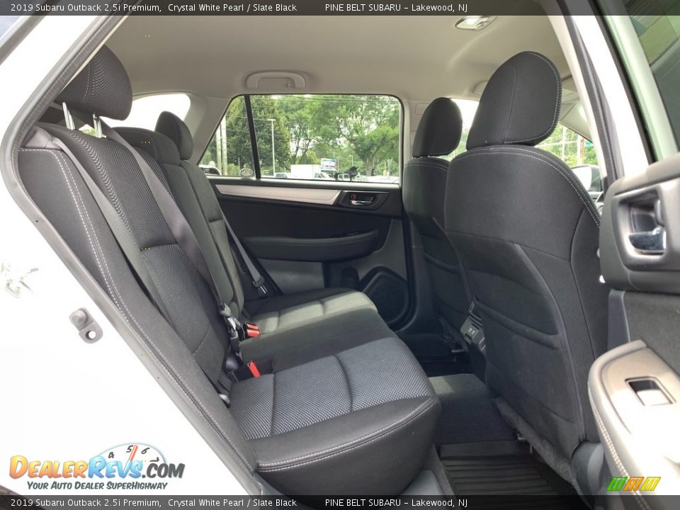 2019 Subaru Outback 2.5i Premium Crystal White Pearl / Slate Black Photo #29