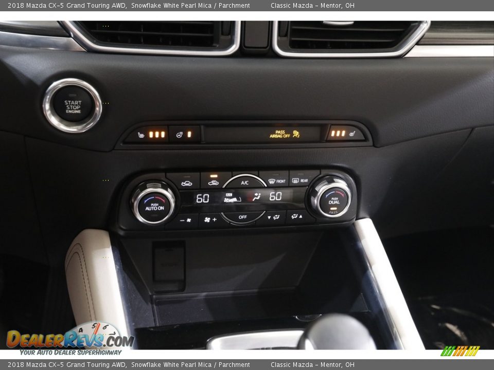 2018 Mazda CX-5 Grand Touring AWD Snowflake White Pearl Mica / Parchment Photo #13