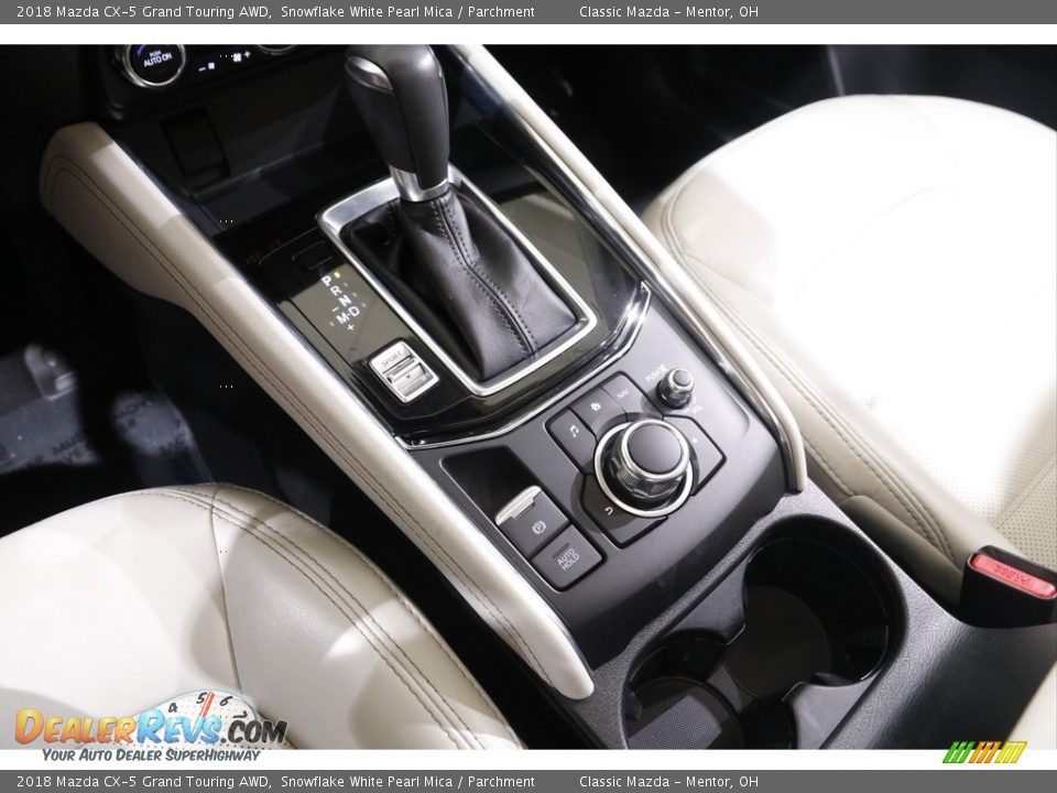 2018 Mazda CX-5 Grand Touring AWD Snowflake White Pearl Mica / Parchment Photo #14