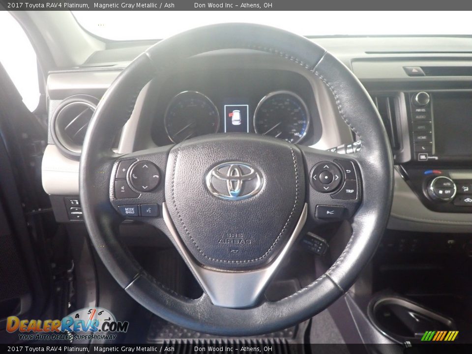 2017 Toyota RAV4 Platinum Magnetic Gray Metallic / Ash Photo #31