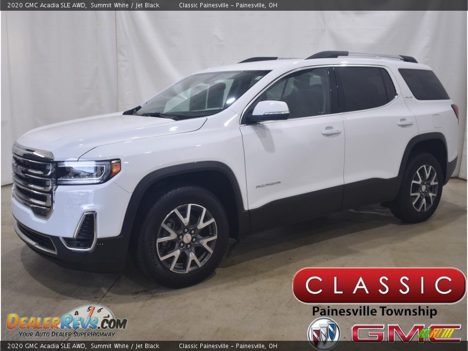 2020 GMC Acadia SLE AWD Summit White / Jet Black Photo #1