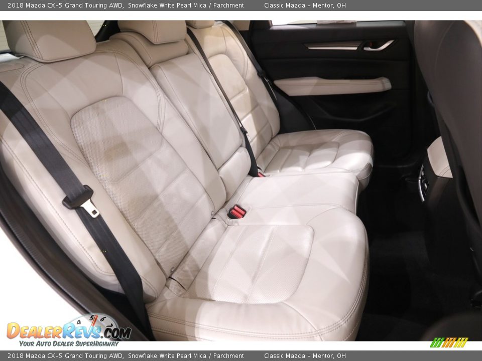 2018 Mazda CX-5 Grand Touring AWD Snowflake White Pearl Mica / Parchment Photo #16