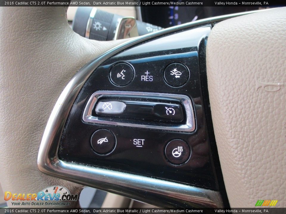 2016 Cadillac CTS 2.0T Performance AWD Sedan Steering Wheel Photo #16