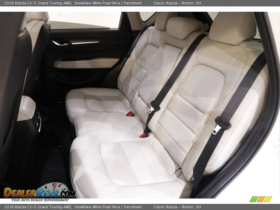 2018 Mazda CX-5 Grand Touring AWD Snowflake White Pearl Mica / Parchment Photo #17