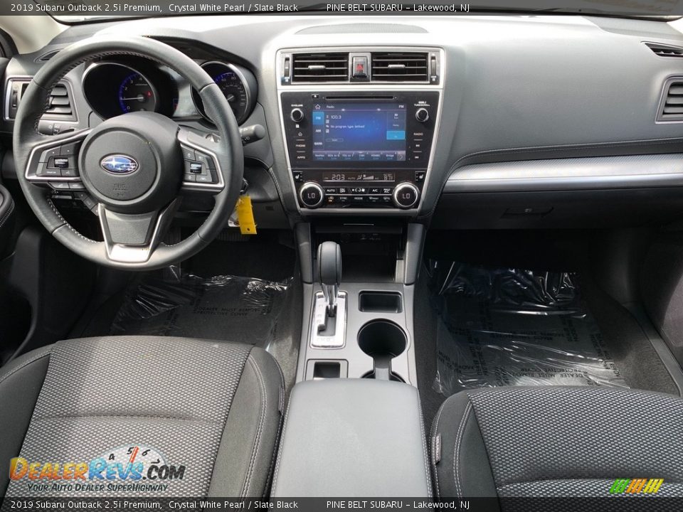 2019 Subaru Outback 2.5i Premium Crystal White Pearl / Slate Black Photo #33