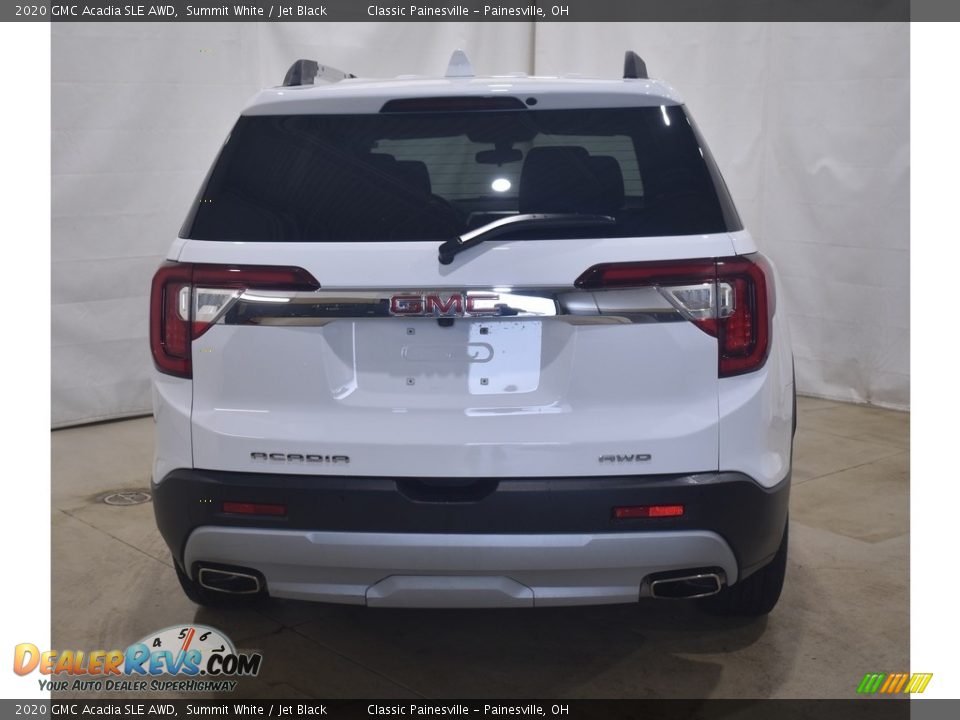 2020 GMC Acadia SLE AWD Summit White / Jet Black Photo #3