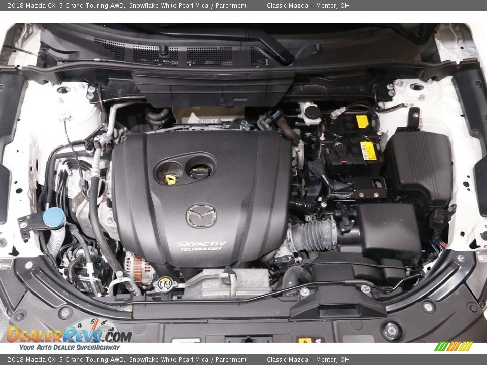 2018 Mazda CX-5 Grand Touring AWD Snowflake White Pearl Mica / Parchment Photo #19