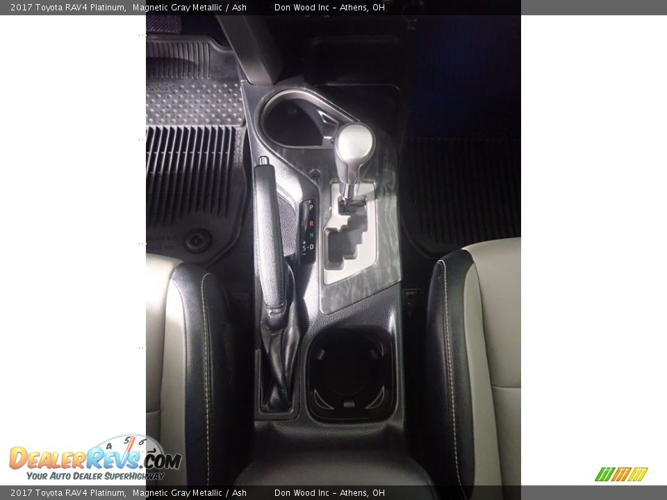 2017 Toyota RAV4 Platinum Magnetic Gray Metallic / Ash Photo #36