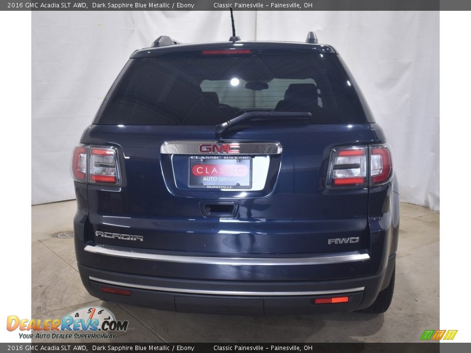 2016 GMC Acadia SLT AWD Dark Sapphire Blue Metallic / Ebony Photo #3