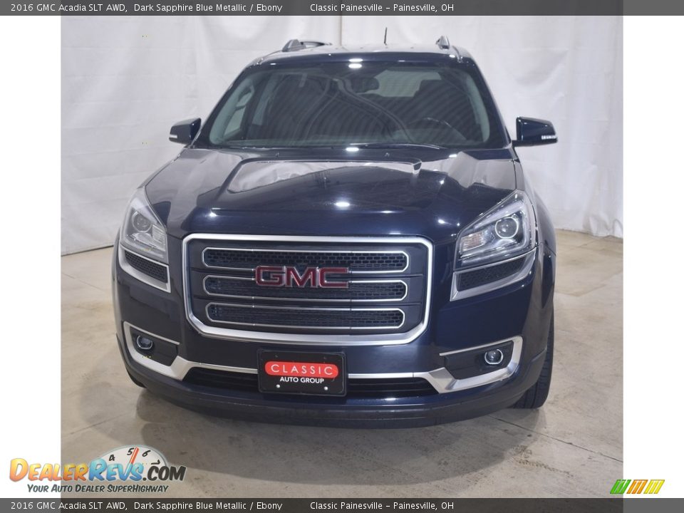 2016 GMC Acadia SLT AWD Dark Sapphire Blue Metallic / Ebony Photo #4