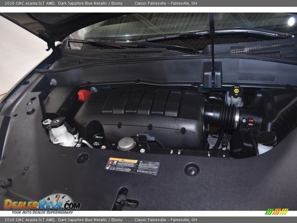 2016 GMC Acadia SLT AWD Dark Sapphire Blue Metallic / Ebony Photo #6
