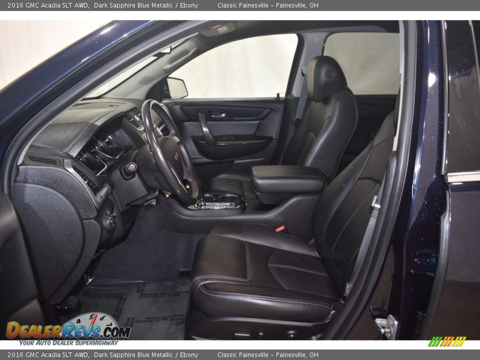 2016 GMC Acadia SLT AWD Dark Sapphire Blue Metallic / Ebony Photo #7