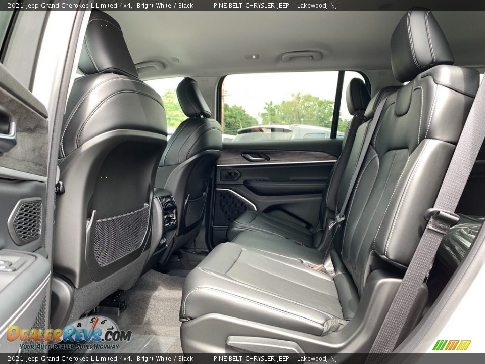 2021 Jeep Grand Cherokee L Limited 4x4 Bright White / Black Photo #9