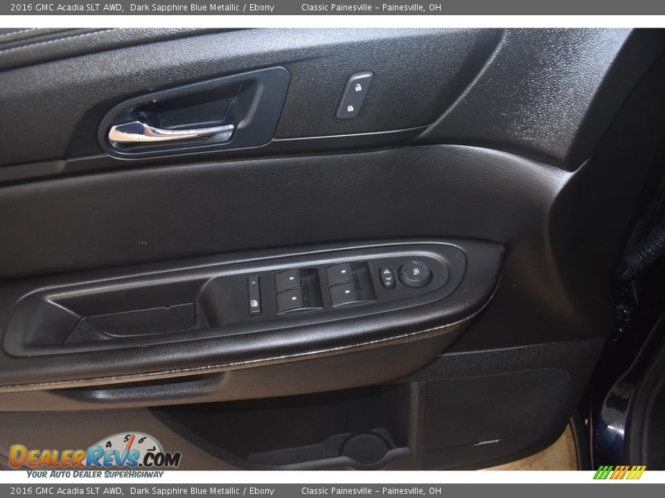 2016 GMC Acadia SLT AWD Dark Sapphire Blue Metallic / Ebony Photo #11