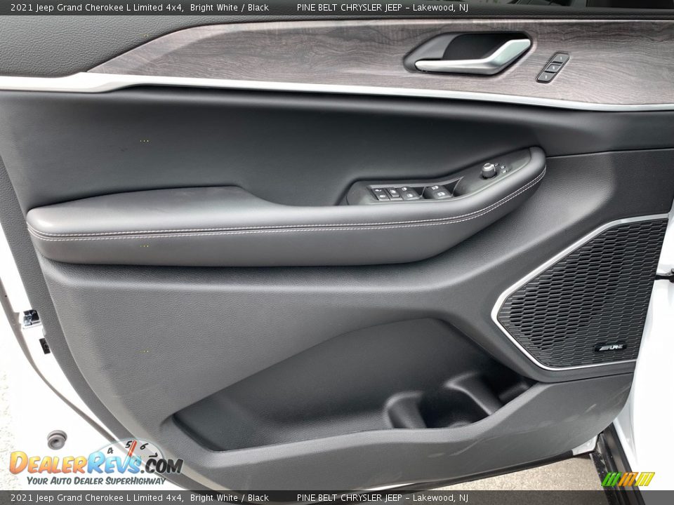2021 Jeep Grand Cherokee L Limited 4x4 Bright White / Black Photo #12