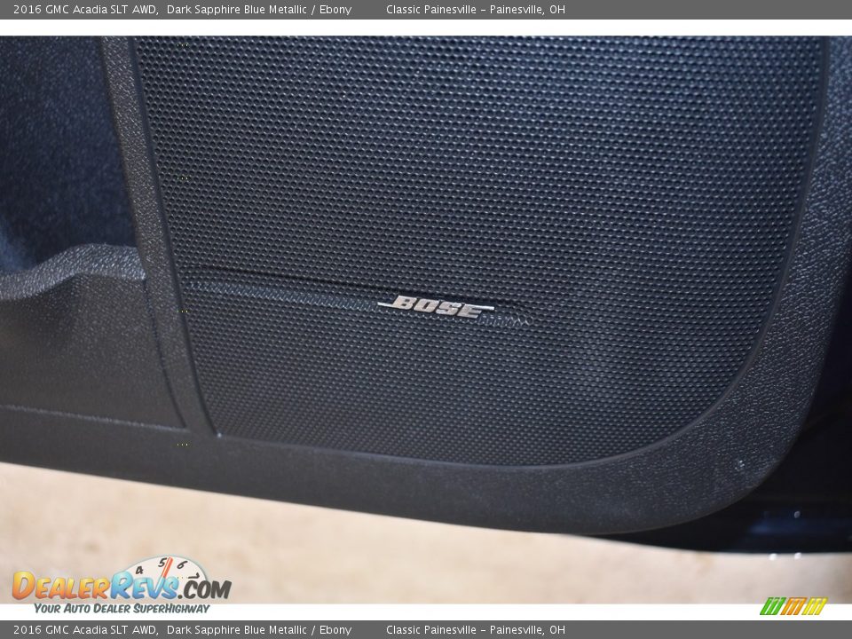 2016 GMC Acadia SLT AWD Dark Sapphire Blue Metallic / Ebony Photo #12