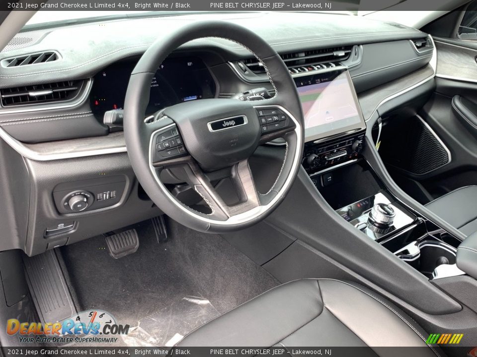 2021 Jeep Grand Cherokee L Limited 4x4 Bright White / Black Photo #13