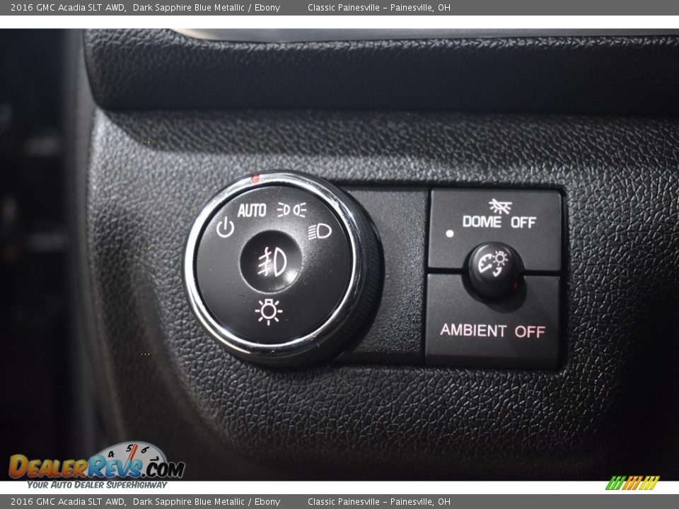 2016 GMC Acadia SLT AWD Dark Sapphire Blue Metallic / Ebony Photo #13