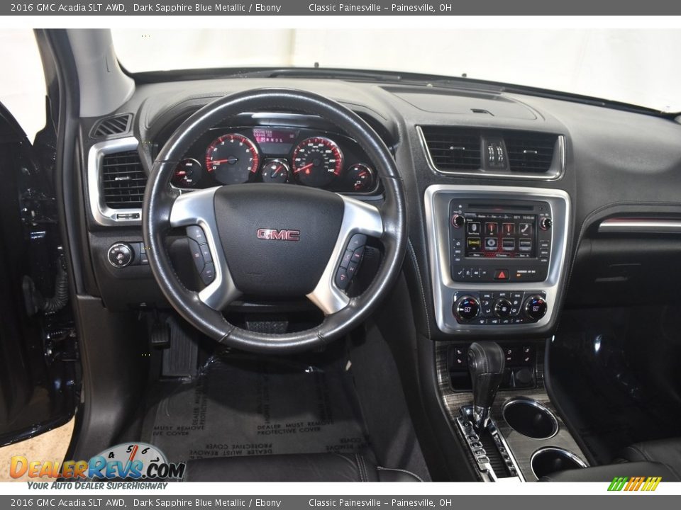2016 GMC Acadia SLT AWD Dark Sapphire Blue Metallic / Ebony Photo #14