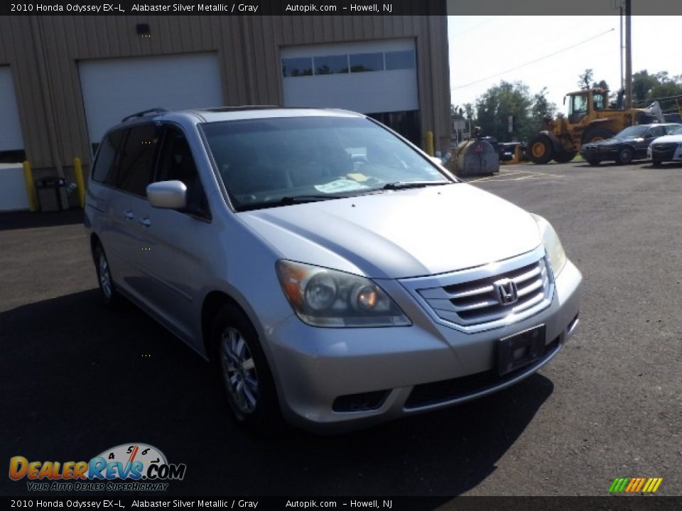 2010 Honda Odyssey EX-L Alabaster Silver Metallic / Gray Photo #2