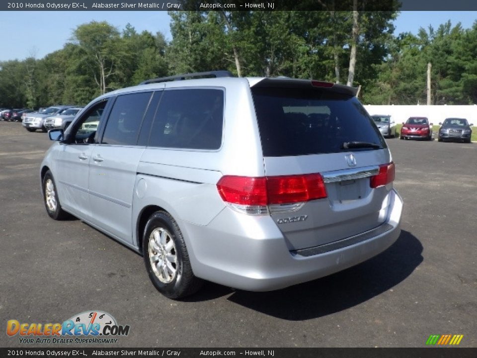 2010 Honda Odyssey EX-L Alabaster Silver Metallic / Gray Photo #3