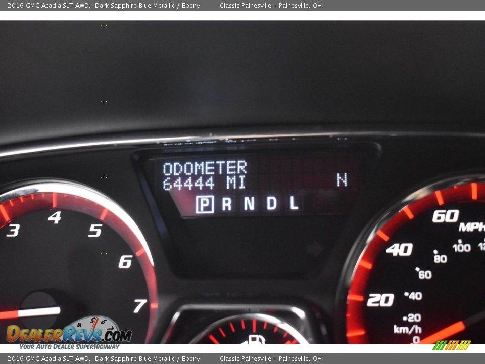 2016 GMC Acadia SLT AWD Dark Sapphire Blue Metallic / Ebony Photo #17