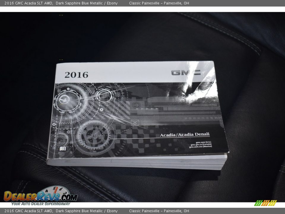 2016 GMC Acadia SLT AWD Dark Sapphire Blue Metallic / Ebony Photo #18